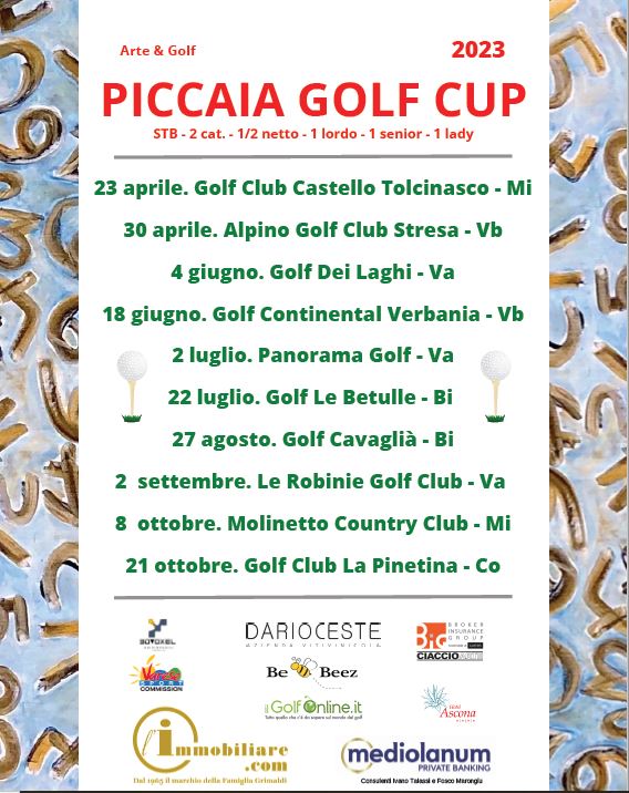 sponsorizzazione piccaia golf club